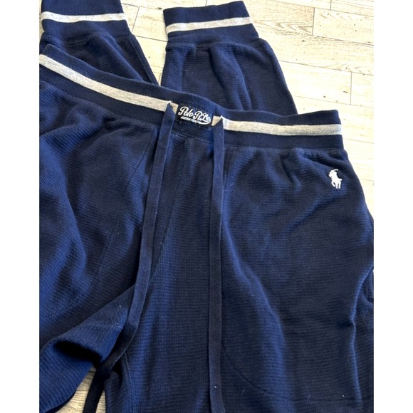 Polo Ralph Lauren Sleep Jogger Mens Navy Blue Slim Fit Sleepwear Pajama Bottoms - Picture 1 of 8